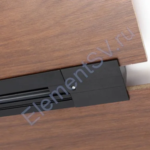 Трек для спотов встраиваемый 4L 2м 4X16 (''трехфазный'', 4 провода, черный) - фото 3.