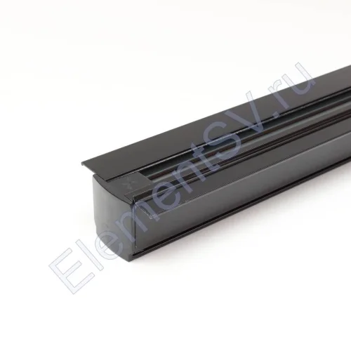 Трек для спотов встраиваемый 4L 2м 4X16 (''трехфазный'', 4 провода, черный) - фото 5.