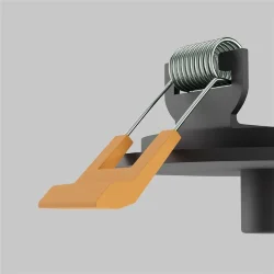 Встраиваемая потолочная чаша для подвесных шинопроводов (Черный) TRA233RCB-B