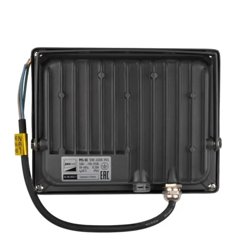 Прожектор светодиодный PFL-SC 50Вт 6500К IP65 190-260В ДО закален. матов. стекло JazzWay 5001435 - фото 4