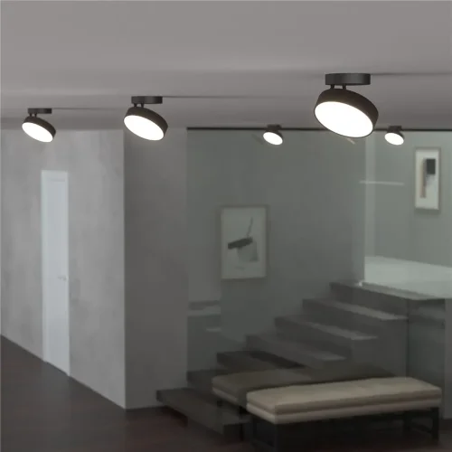 Накладной светодиодный светильник Pila черный 25135/LED - фото 2