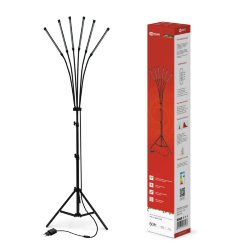 Светильник напольный на треноге светодиодный ТНО-Т2-ФИТО красно-синий 6Т60 60Вт 6 плафонов, пульт на шнуре IN HOME