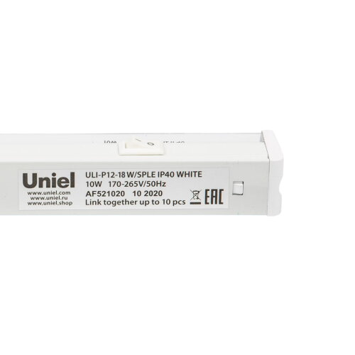 ULI-P12-18W-SPLE IP40 WHITE Светильник для растений светодиодный линейный, 560мм, выкл, на корпусе, Спектр для фотосинтеза, TM Uniel - фото 2
