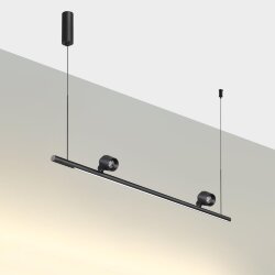 Светильник подвесной светодиодный диммируемый со сменой режимов работы (управление сенсор) «Novotech» 359309, серия: FERMO (крепление на планке)