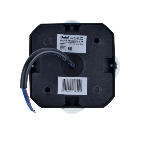 ULU-P30D-4W-4000K IP65 BLACK Светильник светодиодный уличный, Архитектурный накладной, Белый свет 4000K, Корпус черный, TM Uniel - фото 2