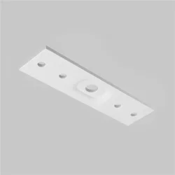 Коннектор прямой Exility накладной белый (Белый)