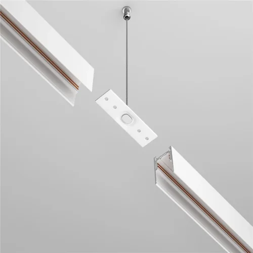 Коннектор прямой Exility накладной белый (Белый) - фото 8