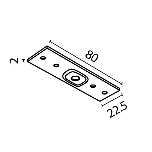 Коннектор прямой Exility накладной белый (Белый) TRA034C-21W - фото 3