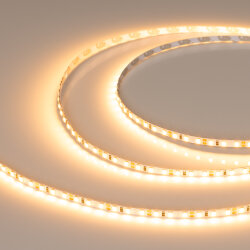 Светодиодная лента RT-А120-5mm 12V Warm2400 (9.6 W/m, IP20, 2835, 5m) (Arlight, 9.6 Вт/м, IP20) 018101(2)
