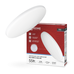 Светильник светодиодный NEO SIMPLE-5565-WH 55Вт 230В 6500K 4400Лм 375x59мм белый IN HOME