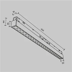 Трековый светильник Точки / Points Exility 3000K 24Вт 36° (Черный) TR031-2-24W3K-B