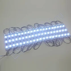 Светодиодный модуль линейный 3528-3 (0,2W, 12V, White)