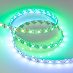 Светодиодная лента SPI-B60-10mm 12V RGB-PX1-RAM (9.3 W/m, IP20, 5060, 5m) (Arlight, бегущий огонь)