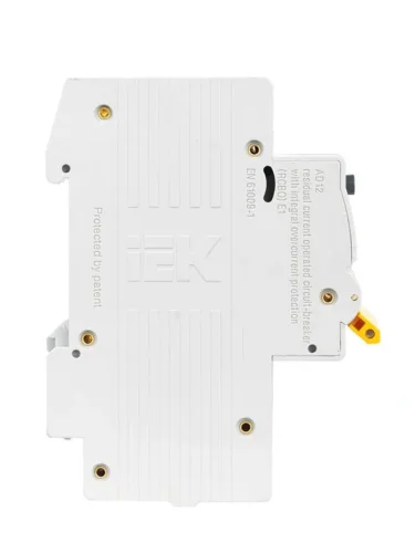 Выключатель автоматический дифференциального тока 2п C 16А 30мА тип AC 4.5кА АД-12 KARAT IEK MAD10-2-016-C-030 - фото 5