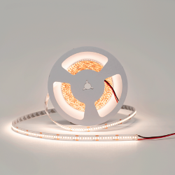 Светодиодная лента LUX, 2835, 240 LED/м, 14,4 Вт/м, 24В, IP33, Теплый белый (3000K), DSG-HE2240-24-WW-33 032740