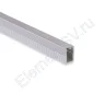 Алюминиевый профиль миниатюрный 609 (2500х7.5х9мм с рассеивателем, для лент до 5мм) - фото.