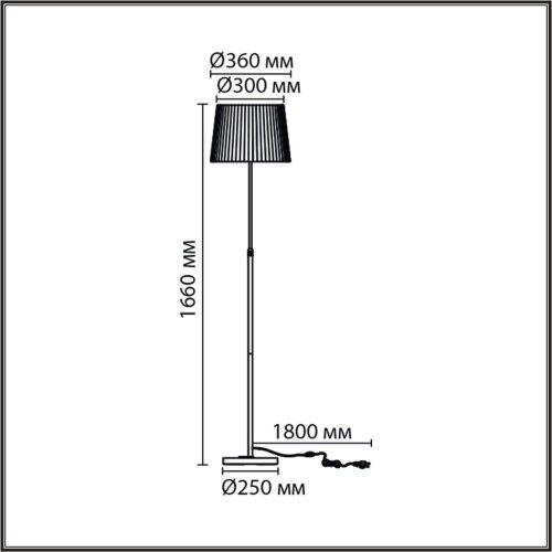 Торшер «LUMION» 8302/1F, серия: TUNE. Фото 3.