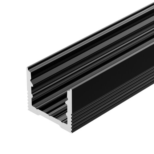 Профиль SL-SLIM-H13M-2000 BLACK (Arlight, Алюминий) - фото 2