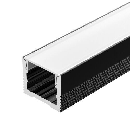 Профиль SL-SLIM-H13M-2000 BLACK (Arlight, Алюминий) 032997 - фото