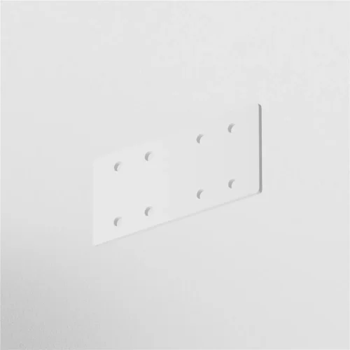 Прямой коннектор S35 накладной белый 1 шт. (Белый) - фото 5