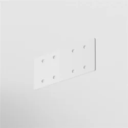 Прямой коннектор S35 накладной белый 1 шт. (Белый) TRA004C-21W