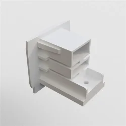 Заглушка торцевая Trinity белый, 1шт (Белый) TRA005EC-31W