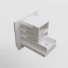 Заглушка торцевая Trinity белый, 1шт (Белый) TRA005EC-31W - фото 6