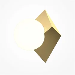 Настенный светильник (бра) Cubeo G9х1 (Латунь)