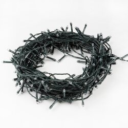 ULD-S1000-100-DGA WARM WHITE IP20 Гирлянда светодиодная, 10м, 100 светодиодов, Теплый белый свет, Провод зеленый