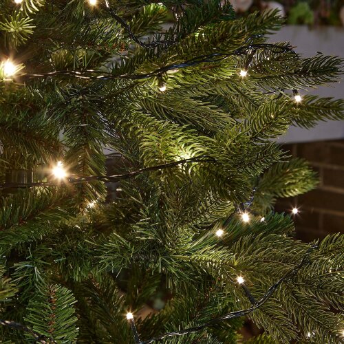 ULD-S1000-100-DGA WARM WHITE IP20 Гирлянда светодиодная, 10м, 100 светодиодов, Теплый белый свет, Провод зеленый - фото 8