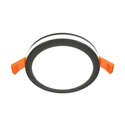 Встраиваемый светильник Phanton 4000K 1x12Вт 120° (Черный) - фото