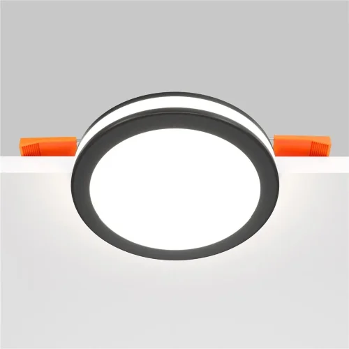 Встраиваемый светильник Phanton 4000K 1x12Вт 120° (Черный) - фото 6