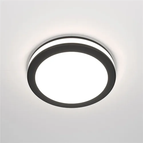 Встраиваемый светильник Phanton 4000K 1x12Вт 120° (Черный) - фото 7