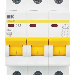 Выключатель автоматический модульный 3п D 32А 4.5кА ВА47-29 KARAT IEK MVA20-3-032-D