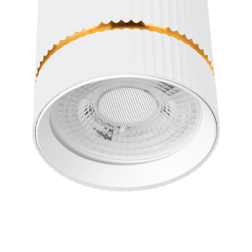 Светильник WOLTA WSL-GU10/P18WG под лампу GU10 Белый / золотой NIMB - фото 7.