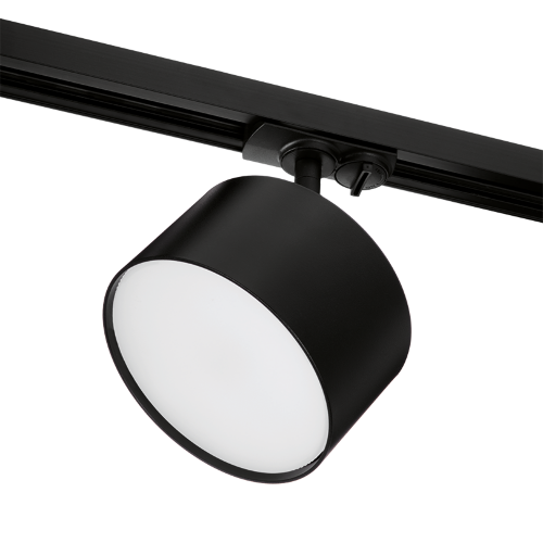 Трековый светильник WOLTA WTL-18/GX70-BL BASIC под лампу GX70 Черный BASIC - фото 1.