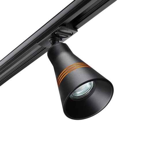 Светильник трековый для однофазного двухжильного (универсального) шинопровода «Novotech» 370859, серия: SOBIT. Фото 2.