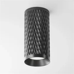 Потолочный светильник Focus Design GU10 1x10Вт (Черный)