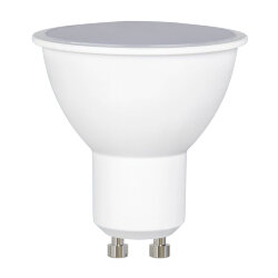 LED-JCDR-10W-WW-GU10-NR Лампа светодиодная, Форма JCDR, матовая, Серия Norma, Теплый белый свет 3000K, Картон