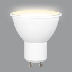 LED-JCDR-10W-WW-GU10-NR Лампа светодиодная, Форма JCDR, матовая, Серия Norma, Теплый белый свет 3000K, Картон