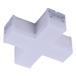 ULO-N11X-12W-6500K IP40 WHITE Светильник светодиодный X-образный, Белый свет 6500K, 1200Лм, Алюминий, Цвет белый, TM Uniel