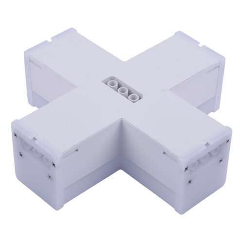 ULO-N11X-12W-6500K IP40 WHITE Светильник светодиодный X-образный, Белый свет 6500K, 1200Лм, Алюминий, Цвет белый, TM Uniel - фото 2