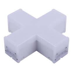 ULO-N11X-12W-6500K IP40 WHITE Светильник светодиодный X-образный, Белый свет 6500K, 1200Лм, Алюминий, Цвет белый, TM Uniel