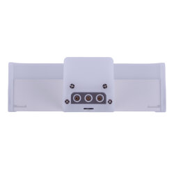 ULO-N11X-12W-6500K IP40 WHITE Светильник светодиодный X-образный, Белый свет 6500K, 1200Лм, Алюминий, Цвет белый, TM Uniel