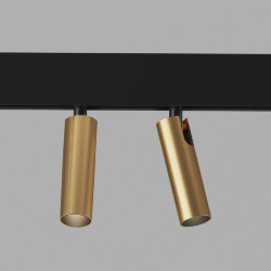Трековый светильник 14W 4200K Dual латунь Slim Magnetic 85046/01