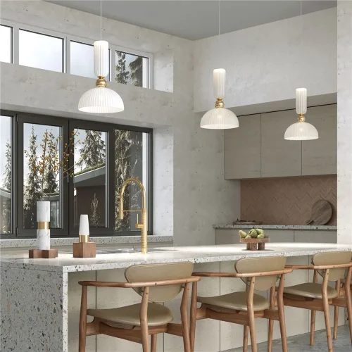 Подвесной светильник Antic E27x1, 2700K 5Вт (Золото) - фото 3