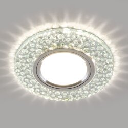 Встраиваемый точечный светильник с LED подсветкой 2224 MR16 CL прозрачный (043148)