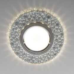 Встраиваемый точечный светильник с LED подсветкой 2224 MR16 CL прозрачный (043148)
