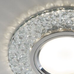 Встраиваемый точечный светильник с LED подсветкой 2224 MR16 CL прозрачный (043148)
