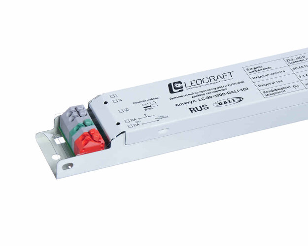 Стабилизатор тока светодиодов LC-90-300D-DALI-300 М Б IP20 000.01 - фото 3